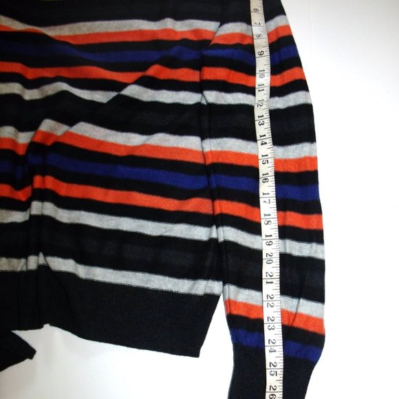 Saks Fifth Avenue Wool Cashmere Striped Sweater - Picture 4 of 4